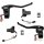 RR90 Can Bus Dual Calipers, Cable Clutch Hand Control Kit Black Anodized