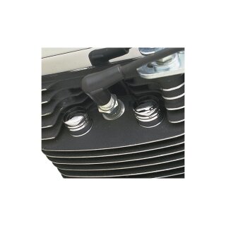 Slotted Head Bolt Cover Chrome