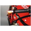 BL 1000 Yellow Bar End Turn Signal Aluminum Satin Aluminium Satin Orange Halogen