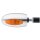 BL 1000 Yellow Bar End Turn Signal Aluminum Satin Aluminium Satin Orange Halogen
