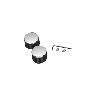 Rear Axle Cover Hex: 15-16", round: 1-1/8" Chrome
