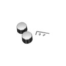 Rear Axle Cover Hex: 15-16", round: 1-1/8" Chrome