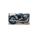 Gun Smooth Slip On Mufflers Donut End Cap Chrome Show Chrome
