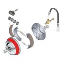 Chrome Brake Drum with Sprocket