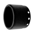 End Cap Kerker, Straight, Black End Caps Black 3,5"