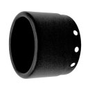 End Cap Kerker, Straight, Black End Caps Black 3,5"