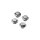 Rocker Arm Shaft Plug Set Chrome