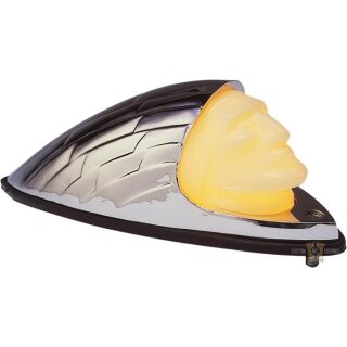 Indian Head Fender Light Chrome White