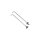 Battery Rod 6 V Battery Mounting Parts Chrome