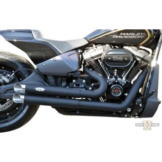 Top Chopp Slash Cut Higher Exhaust System Black Coated