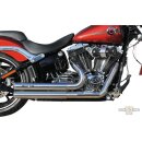 Hot Shot E3 Top Chopp Rocker Exhaust System Polished