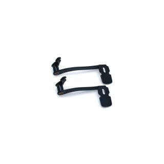 Kuryakyn, Extended Brake Pedals, For Models Without Fairing Lowers, Black Extended Brake Pedal