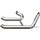 Upswept 2-2 Headers Chrome