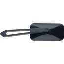 Custom Rectangular Mirror Long stem Black