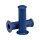 Fish Scale Grips Midnight Blue 7/8" Cable operated Throttle By Wire