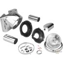 Nacelle 7" Headlight Kit Chrome Halogen