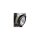 Visored Headlamp Trim Ring with Stamping Black
