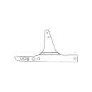 Sissy Bar Side Straps Side Plates For 8.75",...