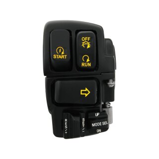 Backlit Hand Control Switch and Housing Kit With backlit siwtches Chrome