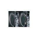 Driver Floorboard Relocation Brackets Chrome