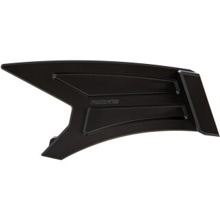Long License Plate Side Mount Kit Bracket only, no Base Plate - includes Mounting Hardware Flat Black Satin
