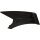 Long License Plate Side Mount Kit Bracket only, no Base Plate - includes Mounting Hardware Flat Black Satin