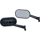 Heavy Industry Mirror With Black Accents Black Satin