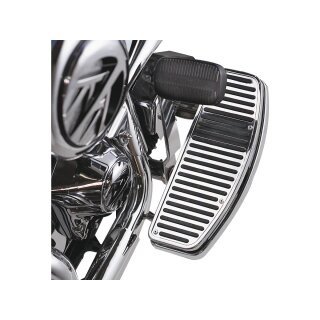 Tour Ease Custom Floorboard Pads Chrome