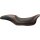 Horizontal Seat Black Dark Brown Alcantara Leather