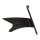 Long License Plate Side Mount Kit Flat Black Satin
