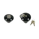 Skull Lockable Gas Cap Right side cap only (Vented) Black