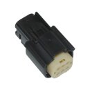 6-Position Molex MX-150 Series Female Connector Black