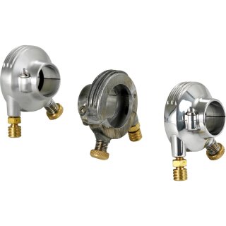 K-TECH Deluxe Extruded Throttle Housing Polished Aluminium External Throttle Housing