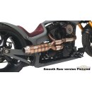 Outline Bomb Tattoo Exhaust System Chrome Satin