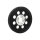 OEM Style Rear Belt Pulley Black 1 1/8" 61.0 teeth