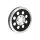 OEM Style Rear Belt Pulley Black 1 1/8" 61.0 teeth