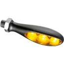 micro S Dark LED Turn Signal Black Tinted LED