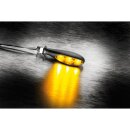 micro S Dark LED Turn Signal Black Tinted LED
