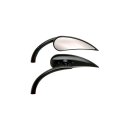 Rad II Micro Mirror Black, Powder Coated