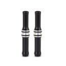 10-Gauge Pushrod Covers Black Anodized