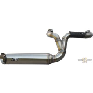 Outline Bomb Kev t Style Exhaust System Chrome Satin