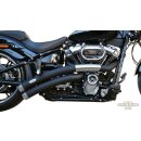 Rainbow Down Under Short Exhaust System Black Coated