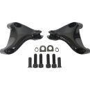 Sportster Passenger Peg Mounts Black, Powder Coated