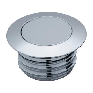 Flush Mount Pop-Up Gas Cap Vented Chrome