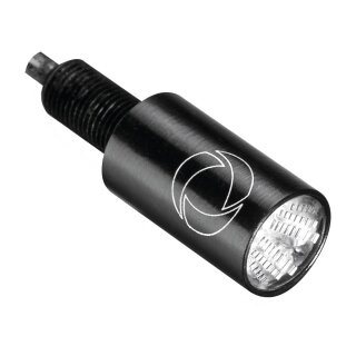 Atto DF Integral LED Blink-/Rück-/Bremslichtkombination Black Powder Coated Clear LED