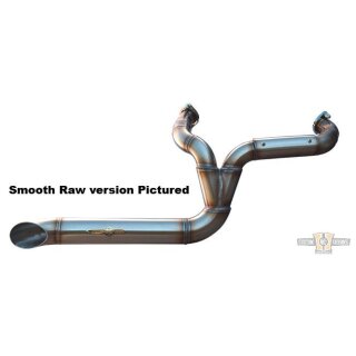 Outline Drag Race Exhaust System Chrome Satin