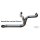 Outline Drag Race Exhaust System Chrome Satin