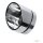 Exhaust,Endcap Slant, ø 80 mm, polished