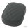 Diamond Suction Cup Pillion Pad Black Leather