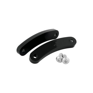 Relocation Bracket For Passenger Pegs, Powder Coat